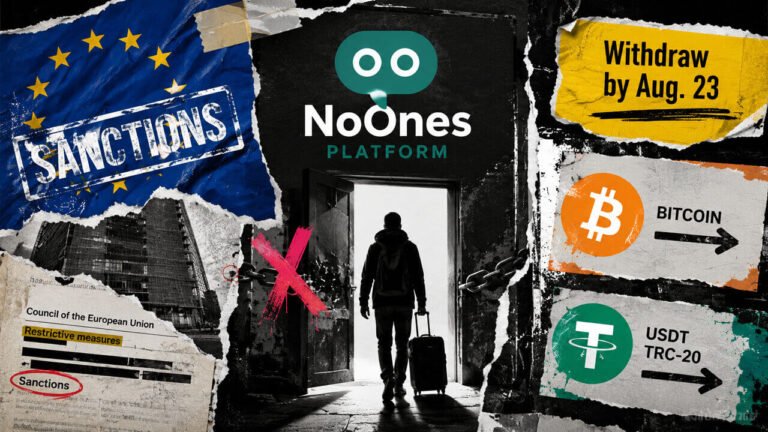 EU Sanctions Force NoOnes Into Withdrawal-Only Mode