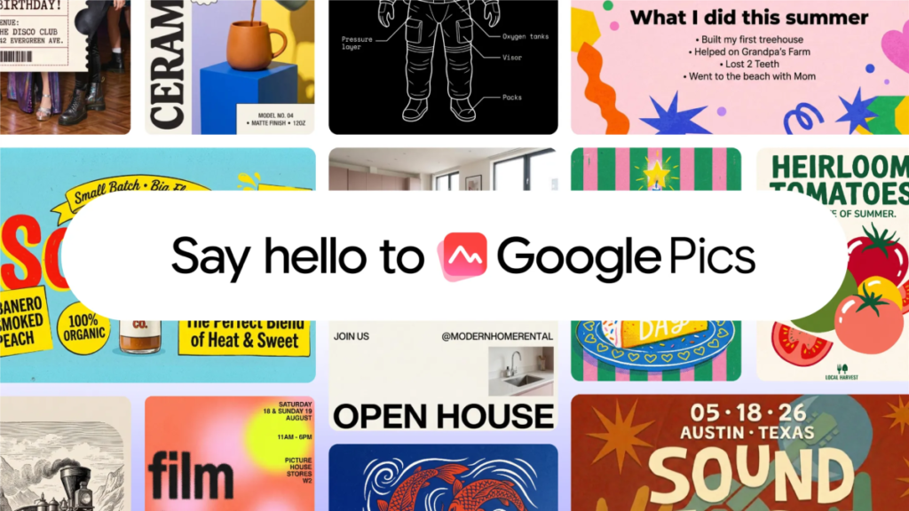 Google Enters Design Market With AI Tool Google Pics